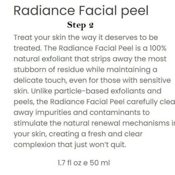 Quench Micro Water Complex Step 2 Radiance Facial Peel 1.7 fl oz Renew Skin - Picture 3 of 4